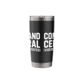 Command Central Videogame Operated Stainless Steel Insulated Tumbler
