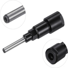 1/4 1/2 Inch Shank Collet Extension Chuck, Router Bit Extension Rod Converter Engraving Machine Accessories Extension Milling Cutter Router Bit Collet Extension Rod for Woodworking (1/4 Inch)