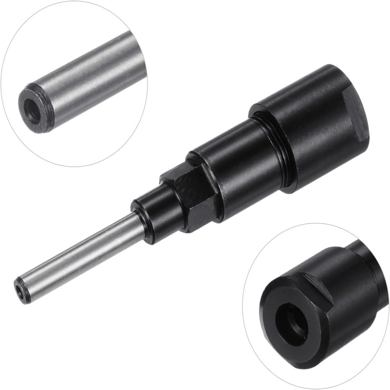 1/4 1/2 Inch Shank Collet Extension Chuck, Router Bit Extension