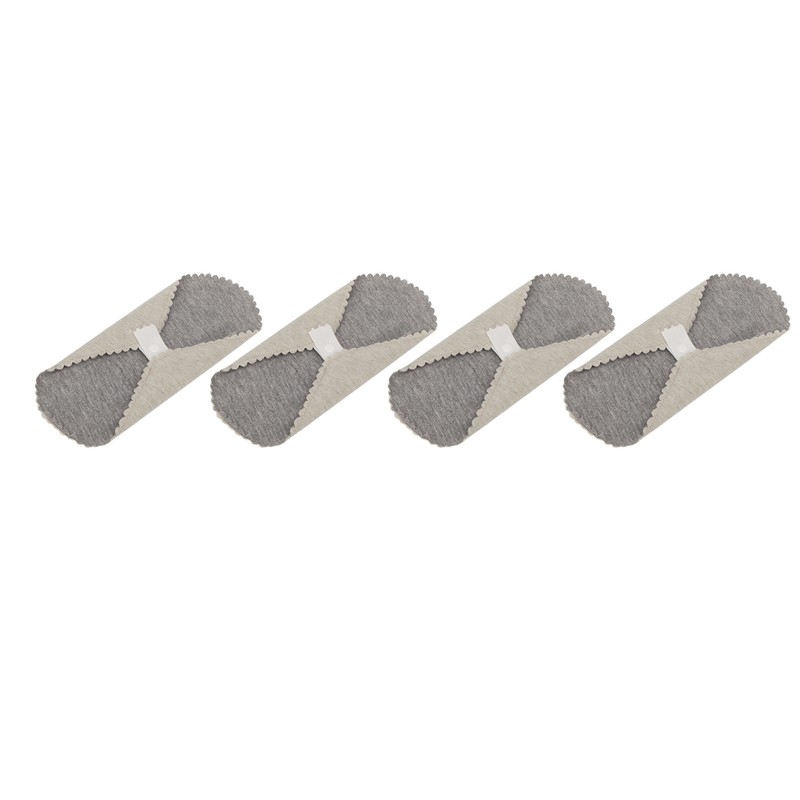 4PCS Washable Feminine Pads Gray Graphene Leakproof Breathable Reusable Sanitary