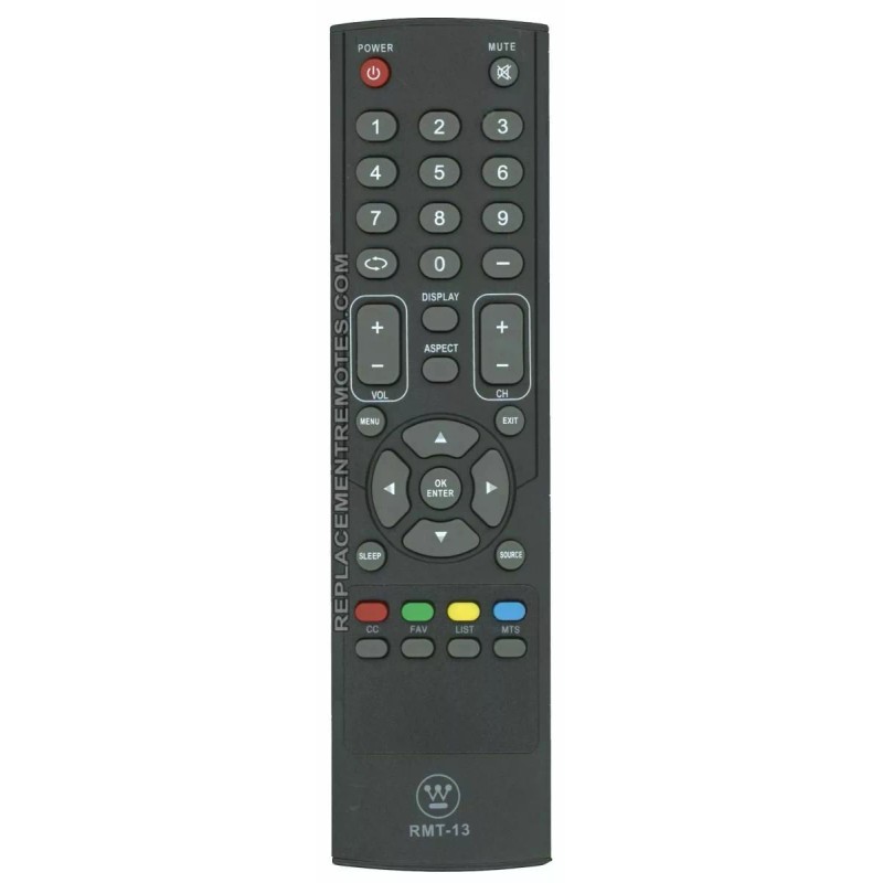 Westinghouse Genuine Westinghouse RMT-13 RMT13 TV REMOTE VR3250DF VR3225 VR3225TW