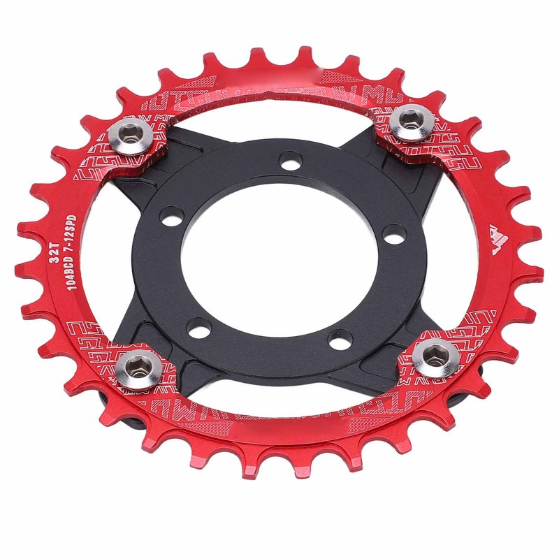 104 BCD 32T Chainring 104BCD Sprocket Adapter 32T Positive Negative