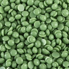 GreenLife® 17.6oz/1.10lb/500g Hard Wax Beads, Hard Wax Beans Hair Removal, Painless Waxing Bean Home wax Kit for Facial, Legs, Arms, Body, Bikini, Brazilian Pearl Depilatory, Hot Waxs for Women and Men (Green tea)