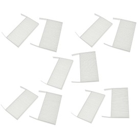 vhbw Filter Set Replacement for Zehnder 527005190 for Ventilation Unit, Air Filter G4 / F7 (Pack of 10), 19 x 10 x 3 cm, White