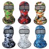 International UV Protection Summer Sun Cap, Motorcycle Ice Cap Riding Mask, Jungle Camouflage Tactical Quick-Dry Cap Size/Desert Python Pattern 10ea
