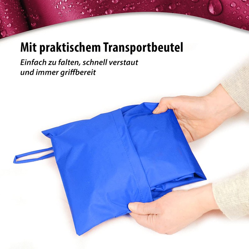 Trockolino Children’s Bike Seat Rain Cover, red