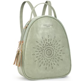 APHISON Small Backpack Purse for Women Cute Mini Backpacks PU Leather Crossbody Shoulder Bags Green