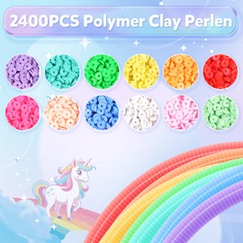 ZOOI Gifts for Teenage Girls, Clay Beads Bracelet Making Kit, Gifts for Girls Birthday Presents 8-12 Year Old Girls Charm Jewelry Making Kit, Stocking fillers for Teenage Girls Toys Age 6-13