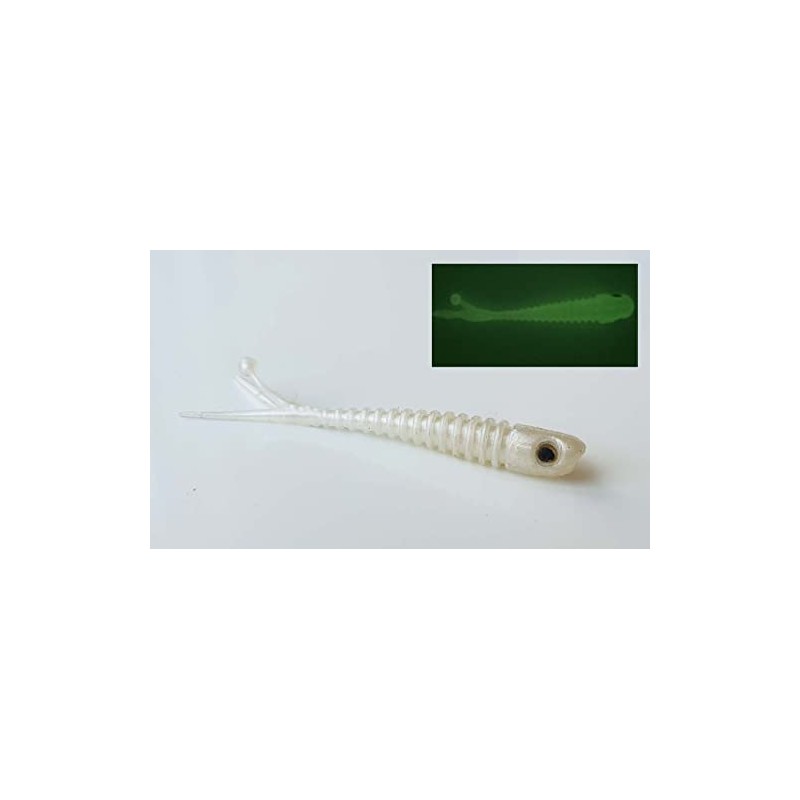 FISHIN ADDICT Micro NANO-FRY curly split tail fishing lures 1.5''