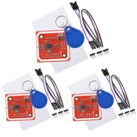 AITIAO 3Pcs PN532 NFC NXP RFID Module V3 Kit Near Field Communication Reader Module Kit I2C SPI HSU with S50 White Card Key Card for Raspberry Pi DIY Smart Phone