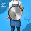 Garcima 22-Inch Carbon Steel Paella Pan, 55cm