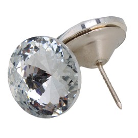 RDEXP 20pcs 30mm/1.18¡± Diamond Crystal Upholstery Nails Furniture Tacks Wall