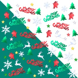 Regendeko 30 g Christmas Confetti Scatter Decoration Christmas Decoration Table Christmas Party Decoration (Snowflake)