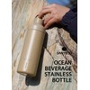 CBJAPAN SANTECO Water Bottle, Khaki, 19.2 fl oz (590 ml),