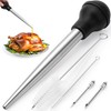 Rainspire Upgraded Large Stainless Steel Turkey Baster for Cooking With