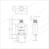 Clyxgs 98-15A Overload Protector, 15Amp Push Button Manual Reset Circuit