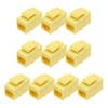 sourcing map 10 Pack RJ45 Ethernet Coupler, Female to Female