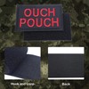 2-Pack Ouch Pouch Patch Medic Funny Morale Patches with Hook