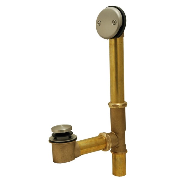 Bathtub Drain, Tub Drain Kit, Waste and Overflow, Tip Toe