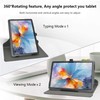 JRTAL Compatible with Blackview Tab 16 Case, 360° Rotating Cover