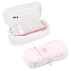 xiaoxiaozhijia Federmäppchen Groß, Federmappe Groß, Pencil Case Aesthetic, Mäppchen Teenager, Federtasche für Jungen Mädchen (Pink)