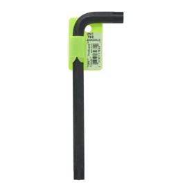 BONDHUS Torx® Hex Wrench Prohold® (L-Wrench with Screw Grip Function) T60 [Short Hand: 2.2 inches (56 mm), Long: 7.6 inches (193 mm); Black-dyed PHT60 No.71860