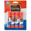 Elmer's All Purpose School Glue Sticks, Clear, Washable, 4 Pack,