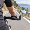 360° Adjustable Bicycle Bar End Mirror, Convex Wide-Angle Rear View
