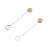 COHEALI 10pcs Wool Daubers Brush for Leather Dyeing Metal Handle