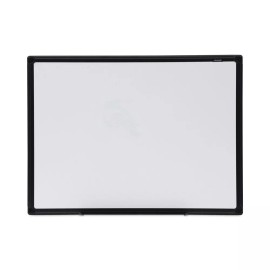 Universal 43630 24 in. x 18 in. Deluxe Dry Erase Board - White, Black Frame New