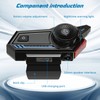 Motorcycle Helmet Bluetooth,Bluetooth 5.3 EDR Wireless Motorcycle Headset Automatic Answer