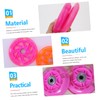 BIUDECO 2pcs Training Wheels for Boys and Girls Glowing Auxiliary