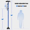 RUNZI Folding Cane with Led Light, Adjustable Canes and Walking