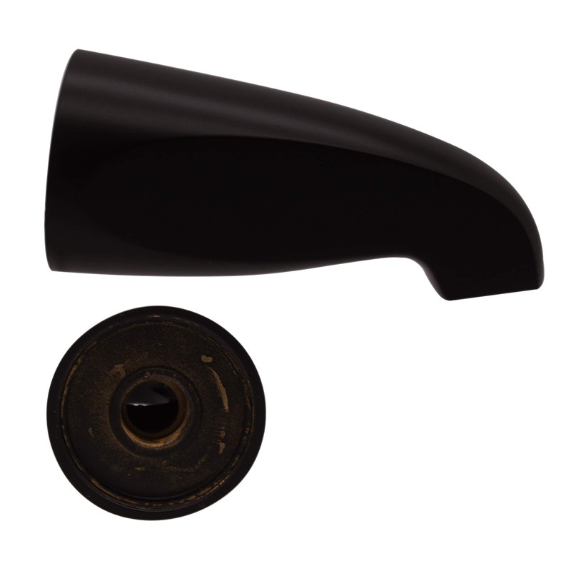 Westbrass D310-12 Non Diverter Brass Tub Spout, Oil Rubbed Bronze