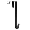 Sattiyrch 15" Wreath Hanger for Front Door,Sturdy Steel Wreath Door