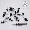 Marcopol (Pack of 50) Metal Roofing Bolts, 4.8 x 35mm