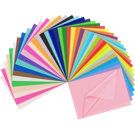 480 Sheets of Colourful Tracing Paper, 40 Colours, Tissue Paper Packaging Material, Tissue Paper 20 x 29 cm, Tissue Paper for Birthday Parties, Holidays, Weddings, Crafts, Decoration