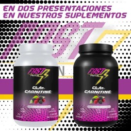 Fast Protein Cla + Carnitina 1kg 100 Servs
