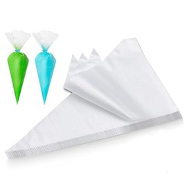Bolsas de Glaseado de Pasteleria para Cocinar Pasteles, Galletas Y Postres (Transparente, 200Pz 23 * 33cm)