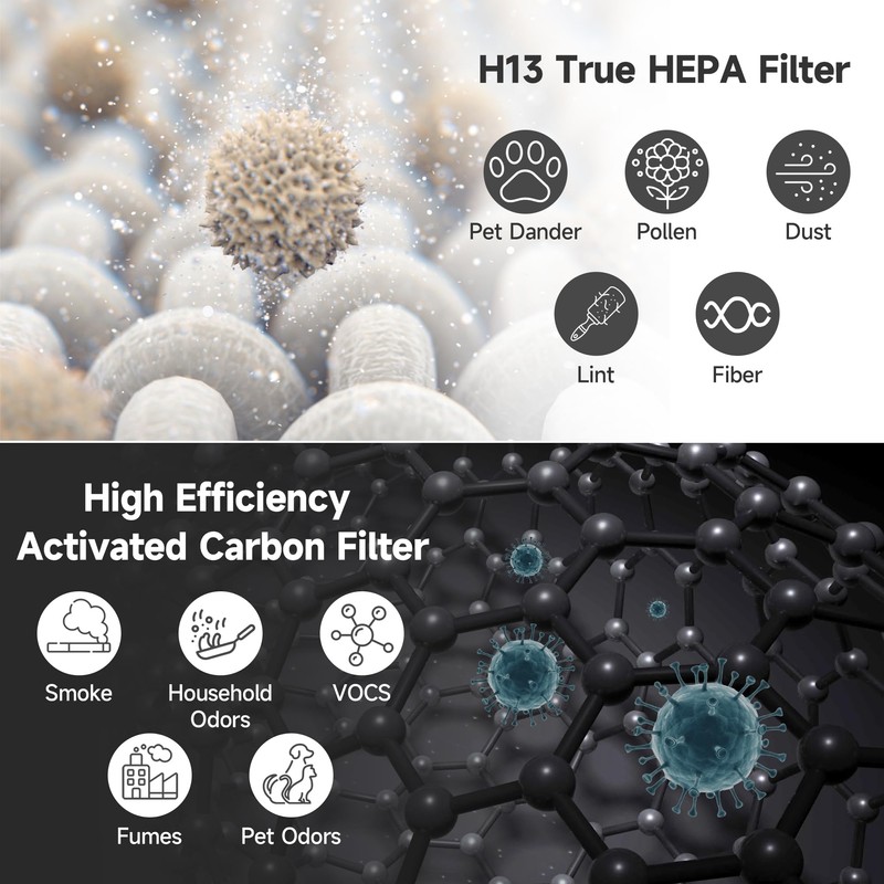 PuriCare 360 Filter Compatible with LG PuriCare 360 Purifier, AS560DWR0