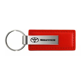Toyota 4Runner Leather Keychain (Red)