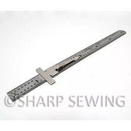 Unbranded 1 - 6" STAINLESS STEEL POCKET PRECISION RULER READ IN ENGLISH 6THS DECIMAL 300/1