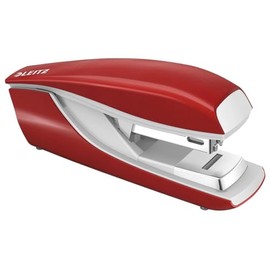 Leitz NeXXt 55050025 Flat Stapler 30-Sheet Capacity Red