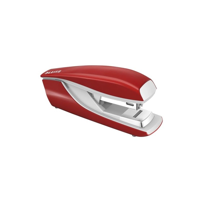 Leitz NeXXt 55050025 Flat Stapler 30-Sheet Capacity Red