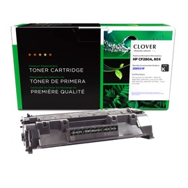 Clover Remanufactured Toner Cartridge Replacement for HP CF280A (HP 80A) | Black