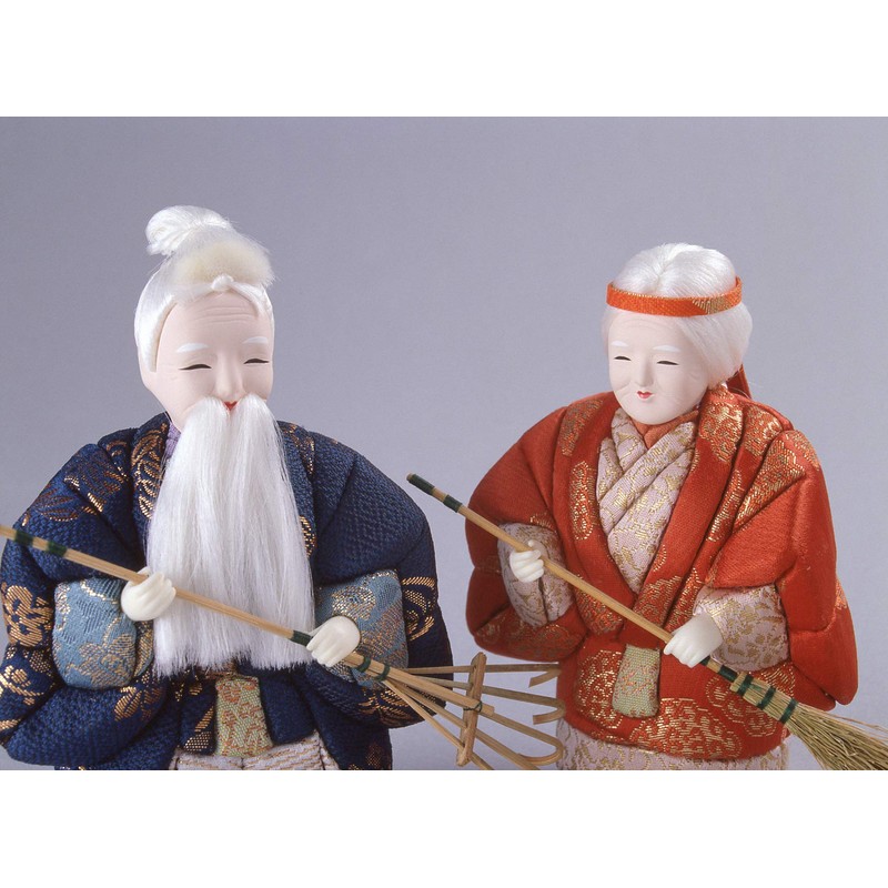 Sakai Sangyo Kimekomi Doll/Takasago with Base, Handicrafts Kit, Instruction Manual