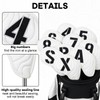 Golf Iron Club Head Covers Magnetic 10pcs 4-9,P,A,S,X Right Hand