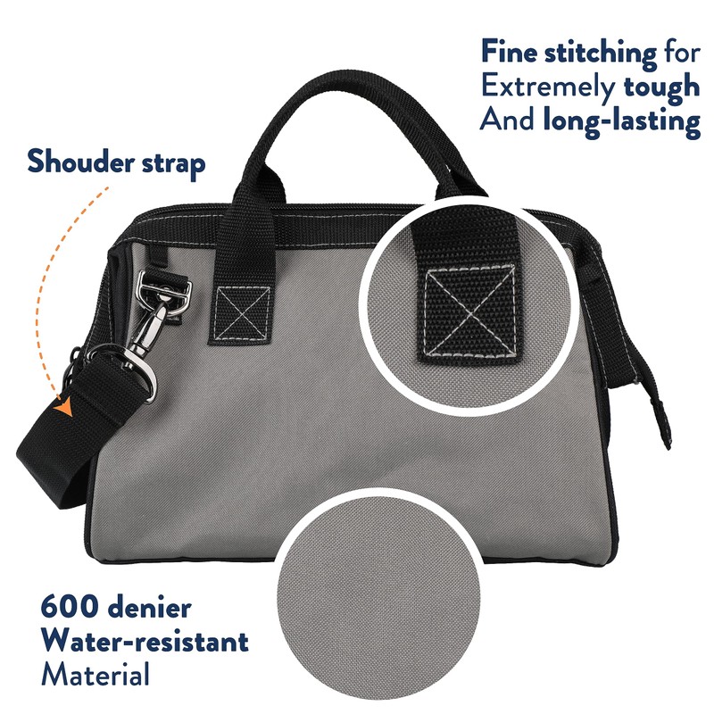Olympia Tools Bag 12 Inch, Heavy Duty Tools Bag with