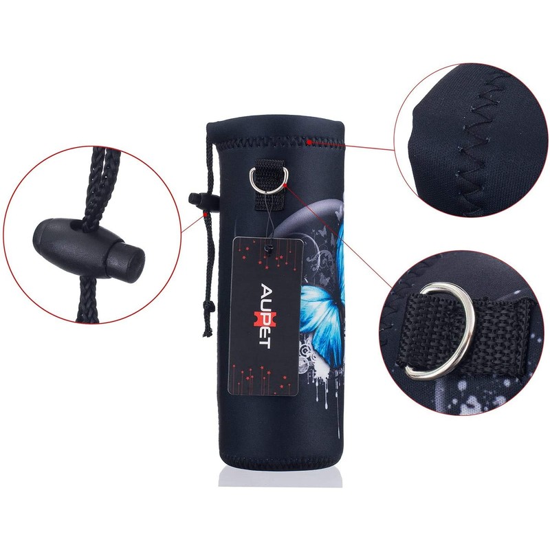 AUPET Water Bottle Carrier,Insulated Neoprene Water Bottle Holder Bag Case