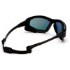 Pyramex Highlander Padded Protective UV SUNGLASSES RED MIRROR ANSI Z87+